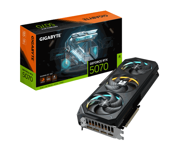 כרטיס מסך Gigabyte GeForce RTX 5070 GAMING OC 12G