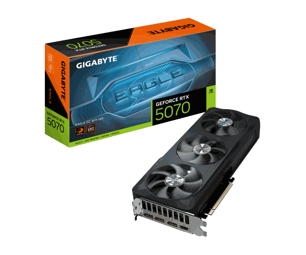 כרטיס מסך Gigabyte GeForce RTX 5070 EAGLE OC SFF 12G