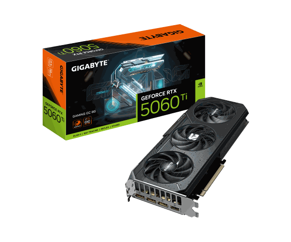 כרטיס מסך Gigabyte GeForce RTX 5060 Ti Gaming OC 8GB