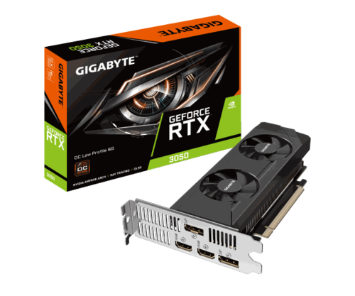 כרטיס מסך Gigabyte GeForce RTX 3050 OC Low Profile 6GB
