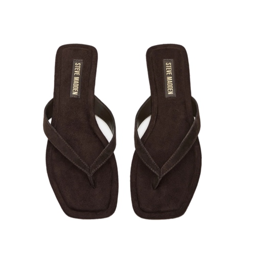 כפכף STEVE MADDEN מידות 36-40.5 לנשים בגוון חום זמש