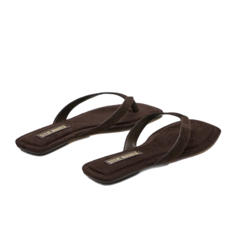 כפכף STEVE MADDEN מידות 36-40.5 לנשים בגוון חום זמש