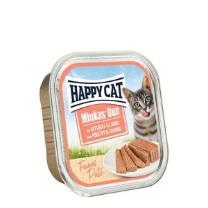 Happy Cat Duo Poultry & Salmon 100g