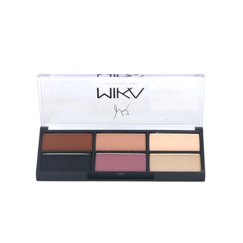 פלטת צלליות 02 אובסיישן של Mika Professional עם גוונים עשירים לאיפור עיניים מודגש ומקצועי