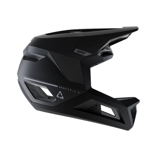 קסדת אינדורו מלאה לאופניים ליט שחור -  LEATT MTB GRAVITY 5.0