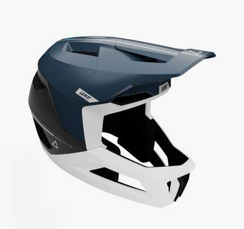 קסדת אינדורו מלאה לאופניים ליט כחול -  LEATT MTB GRAVITY 5.0