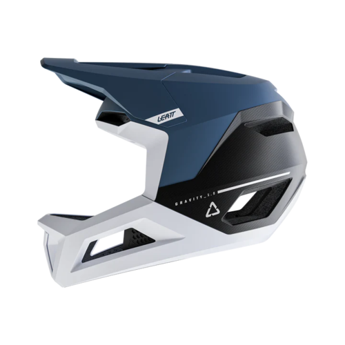 קסדת אינדורו מלאה לאופניים ליט כחול -  LEATT MTB GRAVITY 5.0
