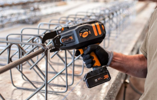 מכונת קשירה לברזל מקצועית TJEP אולטרה גריפ 40 דגם 124002 - נטען - TJEP