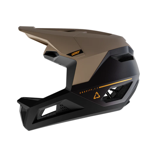 קסדת אינדורו מלאה לאופניים ליט חום - LEATT MTB GRAVITY 5.0