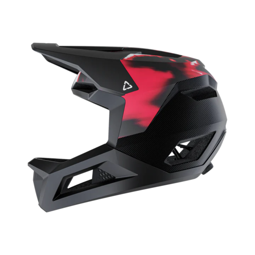 קסדת אינדורו מלאה לאופניים ליט אדום - LEATT MTB GRAVITY 5.0