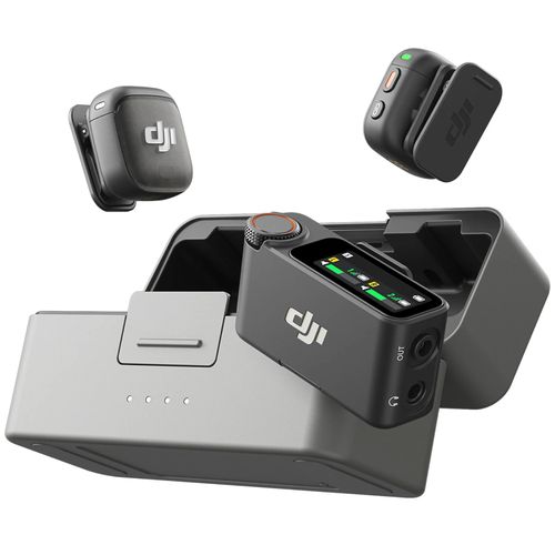 מערכת מיקרופון אלחוטי 2 משדרים DJI-MIC 3