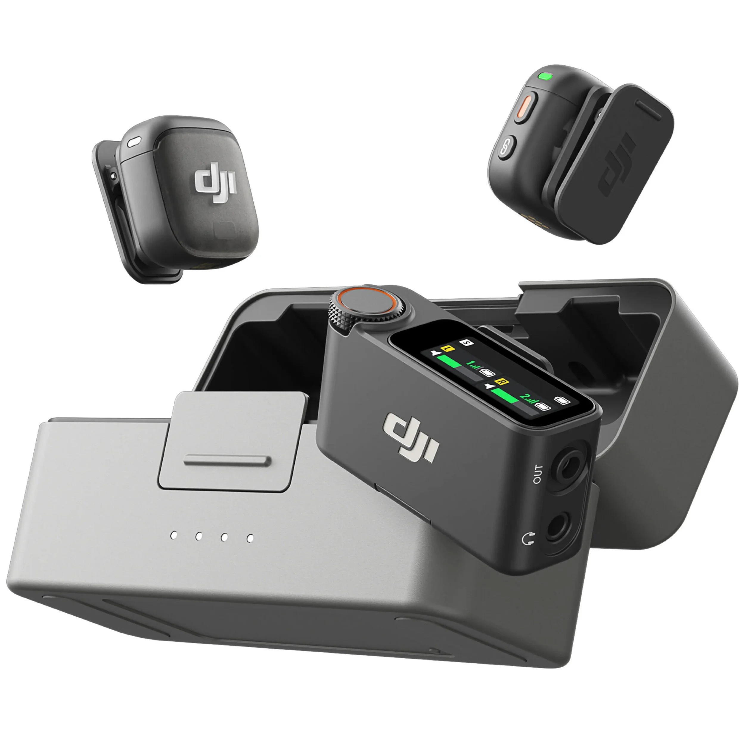 מערכת מיקרופון אלחוטי 2 משדרים DJI-MIC 3