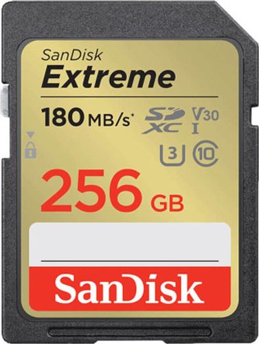 כרטיס זיכרון Sandisk Extreme SDXC 256GB -256G