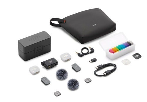 ‏מערכת מיקרופונים אלחוטיים DJI Mic Mini II