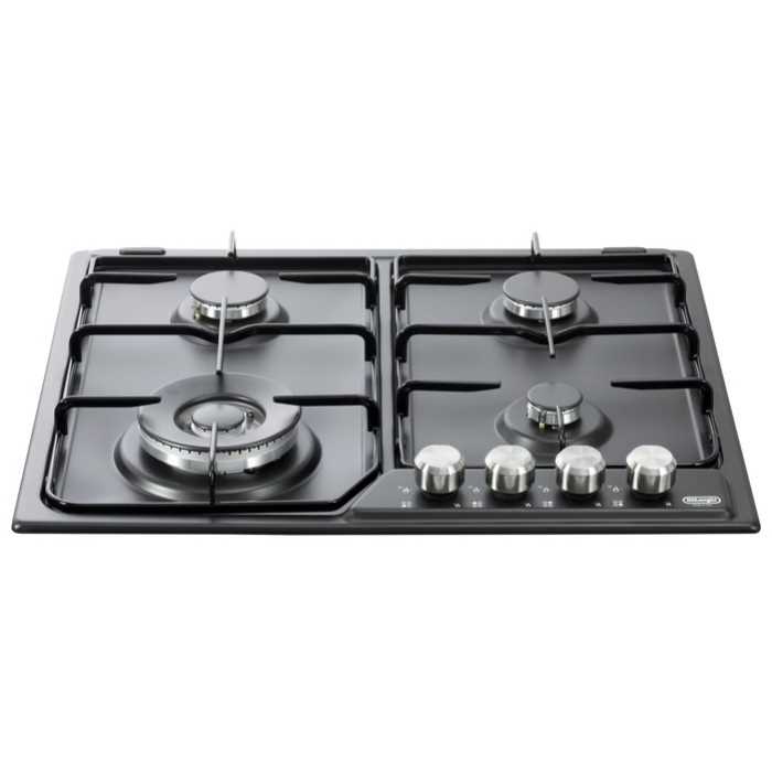 כיריים 60 ס"מ 4 להבות DeLonghi דגם DGH1160N דלונגי שחור