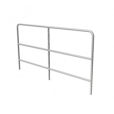 מעקה לבמה 2.44 מ' 8ft