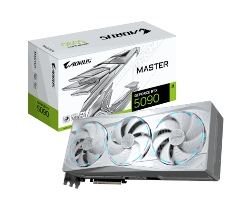 כרטיס מסך Gigabyte AORUS GeForce RTX 5090 MASTER ICE 32GB