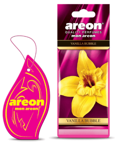 ‏עץ ריח בניחוח וניל בועות Areon Mon
