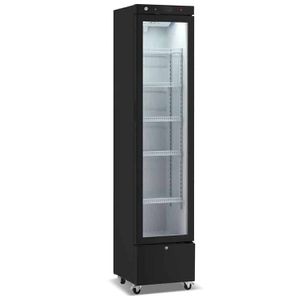 מקרר תעשייתי עומד צר ויטרינה דגם RF-305PS – פתרון תצוגה וקירור מושלם לעסקים