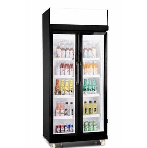 מקרר ויטרינה תעשייתי 2 דלתות דגם RF-620PS – פתרון תצוגה וקירור מתקדם לעסקים