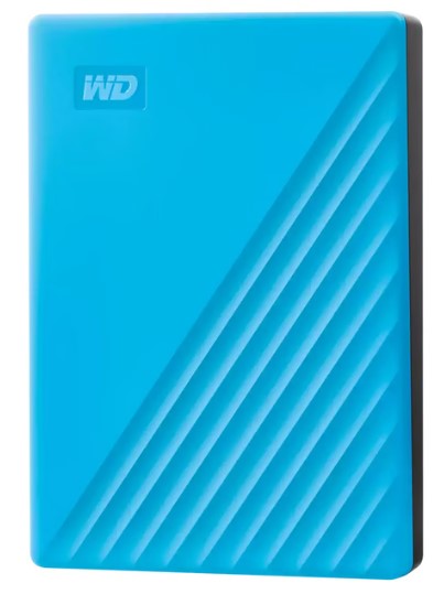 כונן קשיח חיצוני צבע כחול Western Digital WDBPKJ0040BBL My Passport 4TB