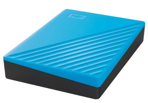 כונן קשיח חיצוני צבע כחול Western Digital WDBPKJ0040BBL My Passport 4TB