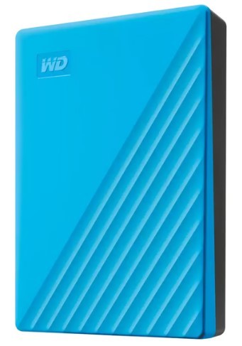 כונן קשיח חיצוני צבע כחול Western Digital WDBPKJ0040BBL My Passport 4TB