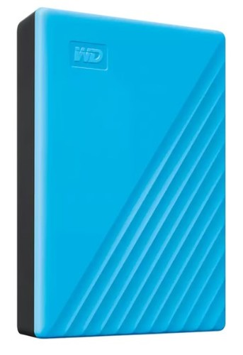 כונן קשיח חיצוני צבע כחול Western Digital WDBPKJ0040BBL My Passport 4TB