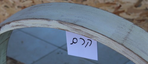 מראה עגולה עם מדף פנימי-70 ס