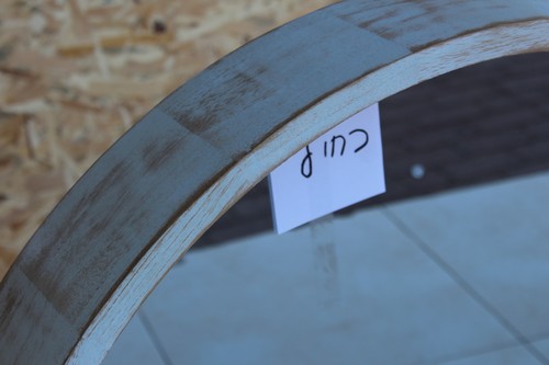 מראה עגולה עם מדף פנימי-70 ס
