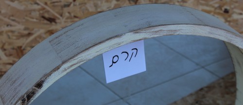 מראה עגולה עם מדף פנימי-70 ס