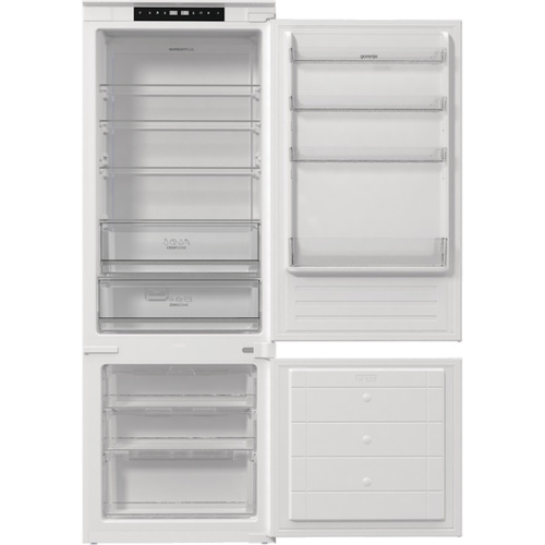 מקרר מקפיא תחתון אינטגרלי - 341 ליטר Gorenje גורנייה NRKI619EA3 אחריות ע