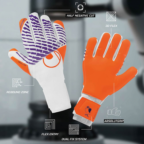 כפפות שוער מקצועיות Uhlsport CYBERTEC Absolutgrip HN Maignan