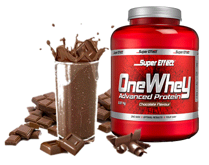 וואן וואי סופר אפקט | אבקת חלבון  | בטעם שוקולד | 2.27 ק"ג | 