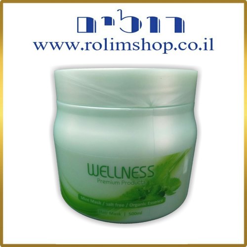 מסכת מנטה ללא מלחים לשיער שברירי ועייף WELLNESS