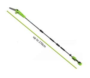 מסור שרשרת גבהים נטען 24V דור 2 דגם Greenworks PS24B00-01 גוף בלבד לגובה עבודה בפועל עד כ-4 מטר