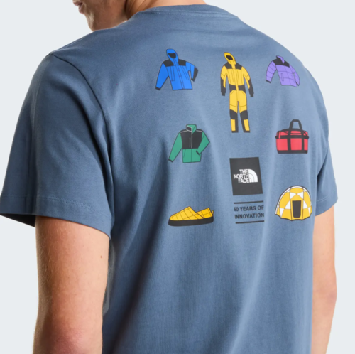 חולצת טי קצרה גברים ICON CELEBRATION - THE NORTH FACE