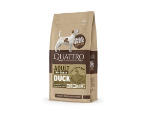 QUATTRO גריין פרי ברווז סנסטיב מיני לכלב בוגר 1.5 ק"ג