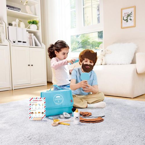 ערכת משחק תפקידים לילדים תספורת וגילוח 22 חלקים