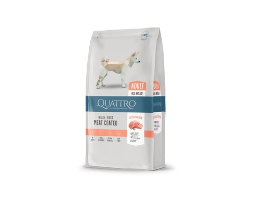 QUATTRO קוואטרו אקסטרה סלמון לכלב בוגר 3 ק