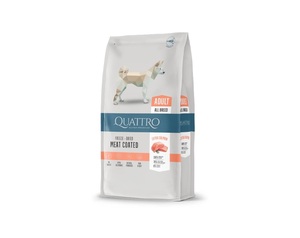 QUATTRO קוואטרו אקסטרה סלמון לכלב בוגר 3 ק"ג
