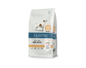 QUATTRO קוואטרו אקסטרה עוף לכלב בוגר מיני 1.5 ק"ג