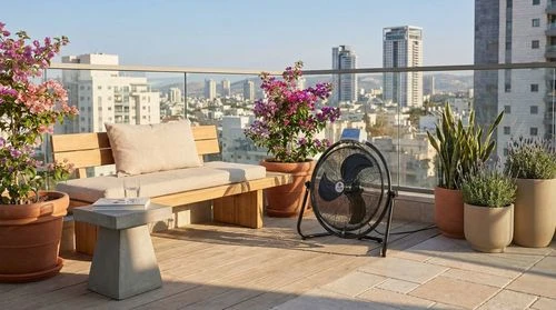 מאוורר רצפתי מצודד עם שלט ״20 SmartAir SAVF-20RCX