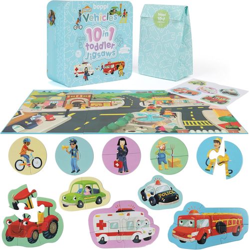 10 ב-1! פאזל לקטנטנים - כלי רכב