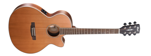 גיטרה אקוסטית מוגברת CORT SFX-CED NS CUTAWAY