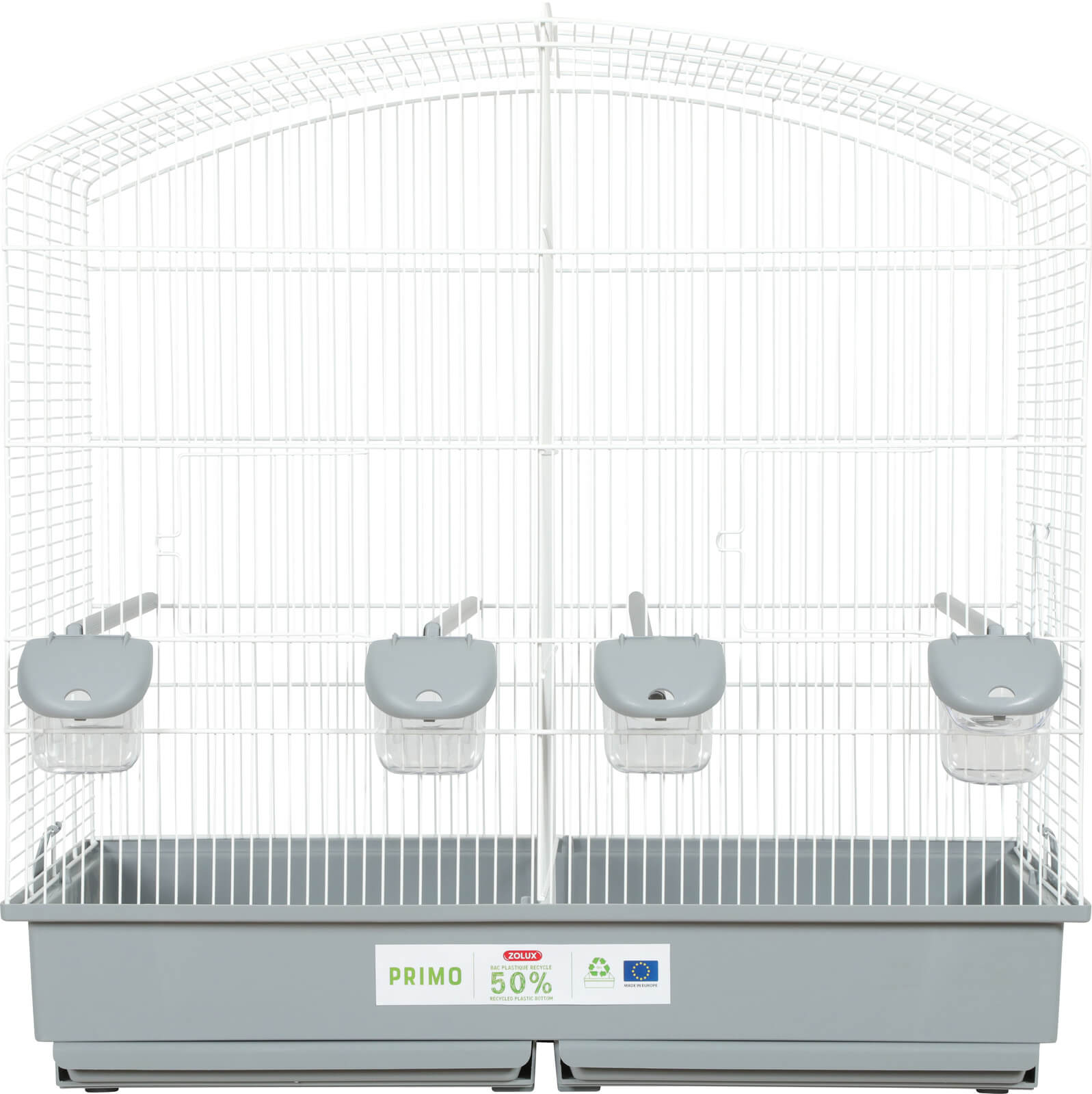 כלוב ציפורים  דגם פרימו קטי פאמיל זולוקס PRIMO CAGE CATI FAMIL WHI/GREY