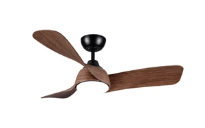 מאוורר תקרה ביתי עץ כהה - SmartAir RetroTwist 42B, מתאים לחללים קטנים SmartAirCF-42BD-RC-L