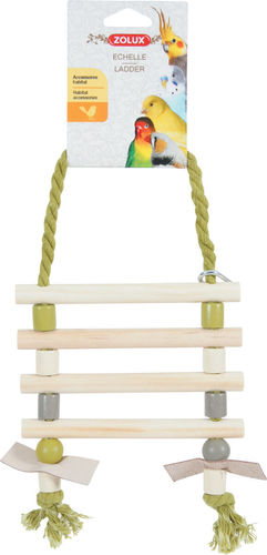 זולוקס סולם חבלים עם רצועות עור ROPE LADDER + LEATHER 