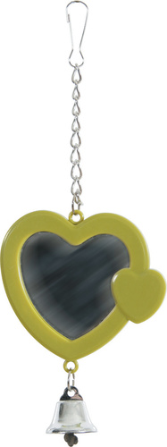זולוקס מראת לב מפלסטיק עם פעמון    זולוקס PLASTIC HEART MIRROR+BELL 