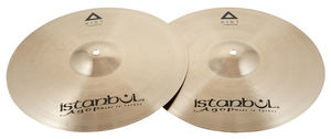 זוג מצילות היי הט "Istanbul Agop Agop Agop XIST POWER HI-HAT BRILLIANT 13